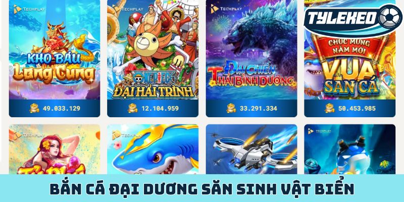 Bắn cá đại dương săn sinh vật biển